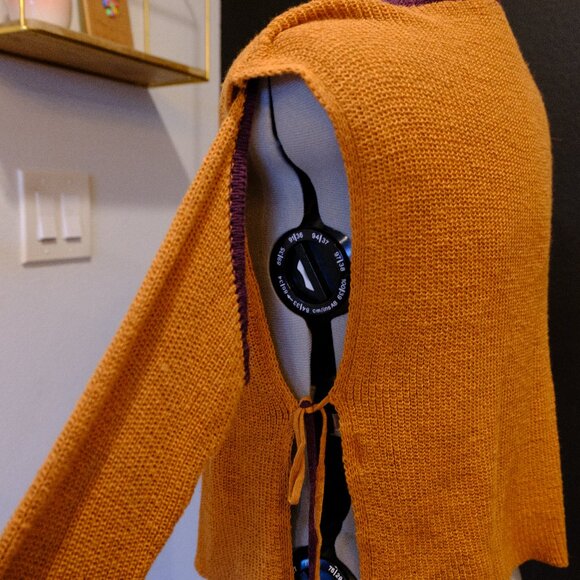 Zara Collection Cut Sleeve Sweater -M - Picture 3 of 4